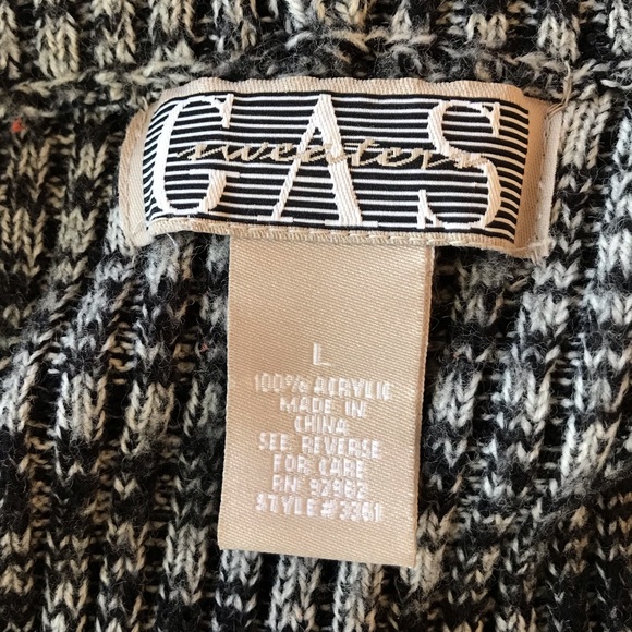 GAS Sweaters Long Hooded Belted Cardigan Large - Picture 5 of 7